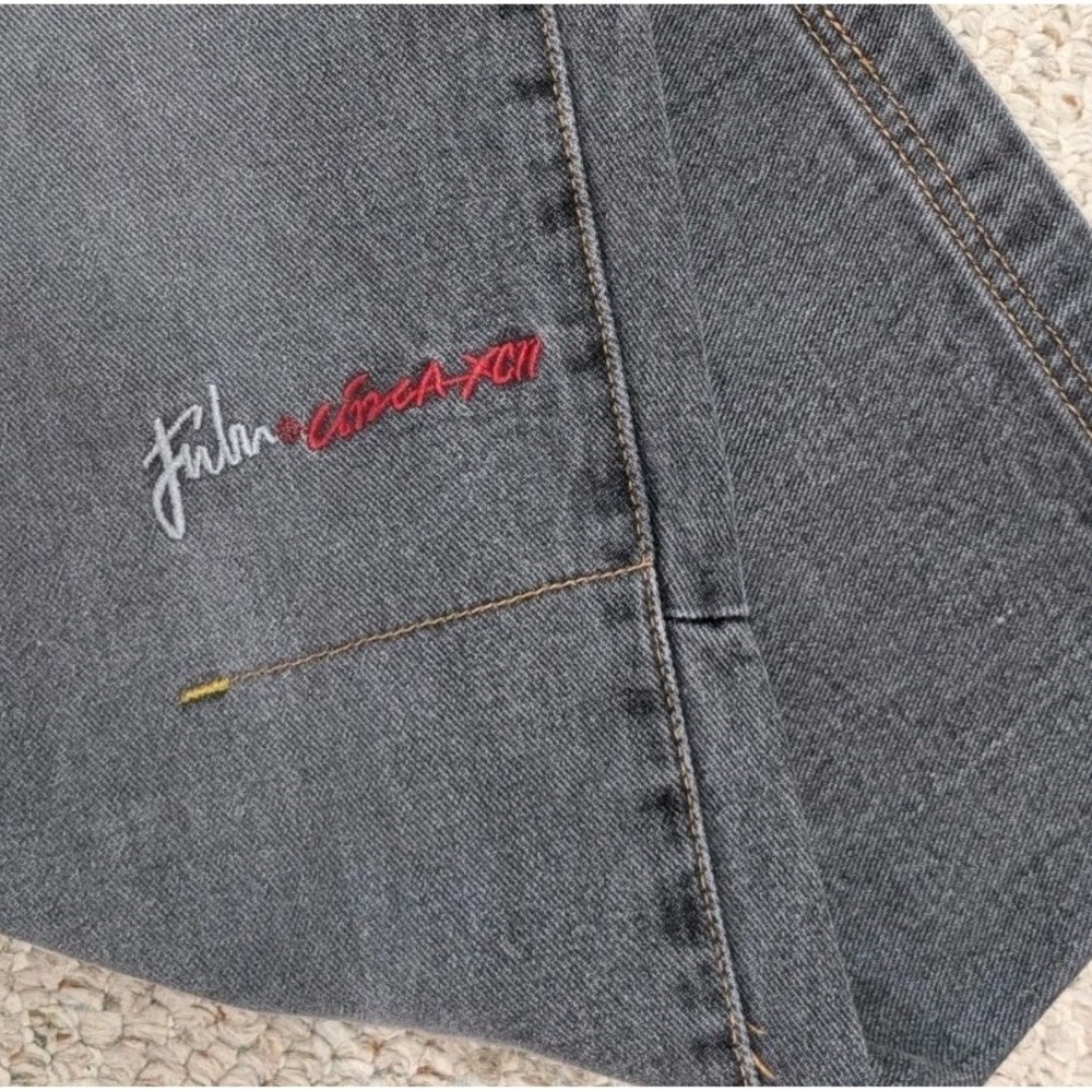 42x26  Fubu Baggy Carpenter Jeans Y2K 2000s Hip Hop Skater Streetwear Denim - Picture 5 of 16
